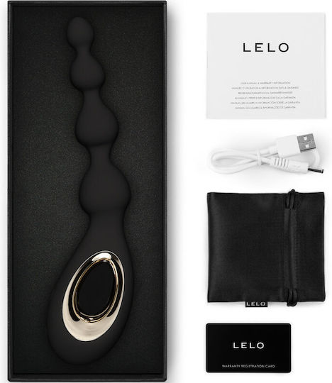 Lelo Πρωκτικές Μπίλιες με Δόνηση Small Μαύρες 23.4cm