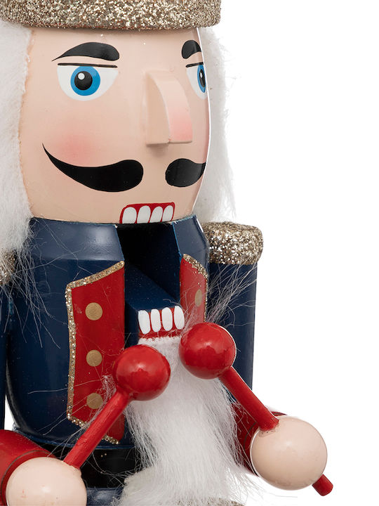 Atmosphera Nutcracker Χριστουγεννιάτικος Καρυοθραύστης Ύψους 31.5εκ.