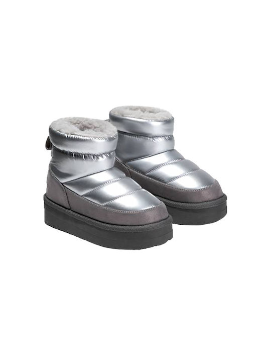 Break & Walk Kids Boots Silver