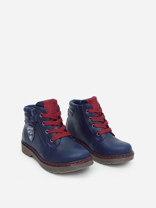 Piazza Shoes Kids Boots with Zipper Blue