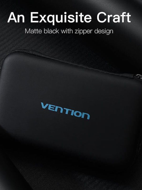 Vention Beach Bag with Wallet Black