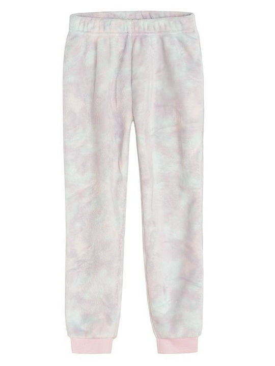 Cool Club Παιδική Πιτζάμα Χειμωνιάτικη Fleece Ροζ
