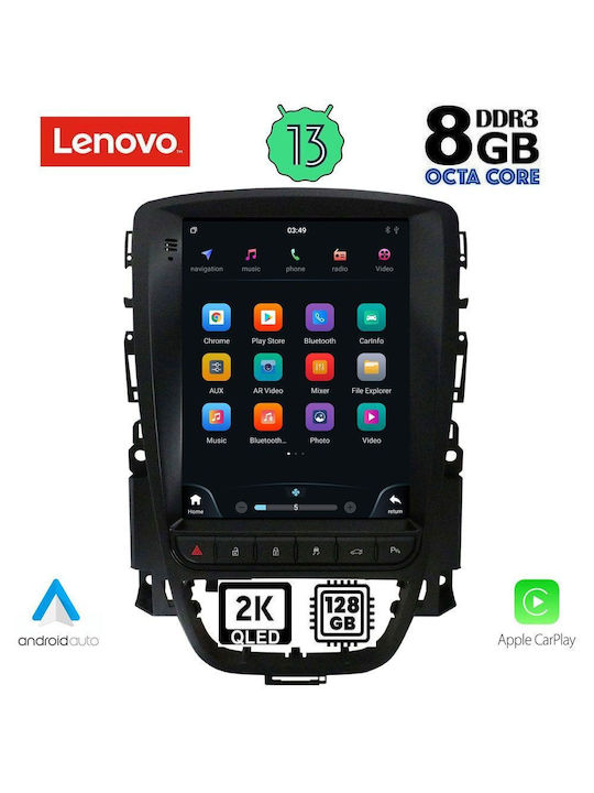 Lenovo Car Audio System for Opel Astra 2011-2016 (Bluetooth/USB/AUX/WiFi/GPS/Apple-Carplay/Android-Auto) with Touch Screen 9.7"