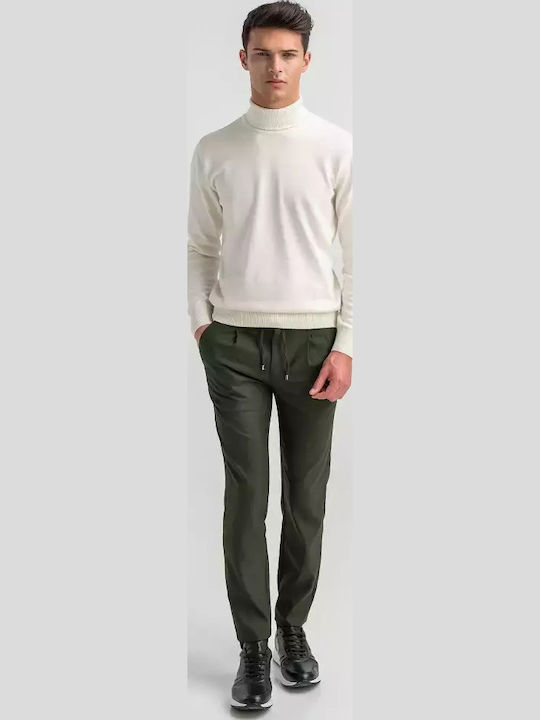 40 Long Sleeve Sweater White
