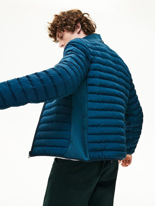 Lacoste Men's Winter Puffer Jacket Blue