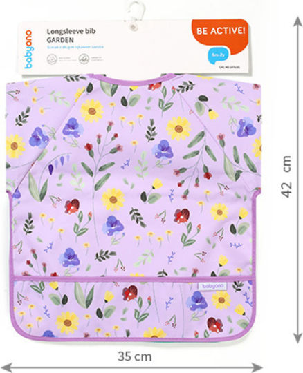 Babyono Garden Waterproof Fabric Coverall with Hoop & Loop Fastener Pocket & Sleeves Garden for 6 m+