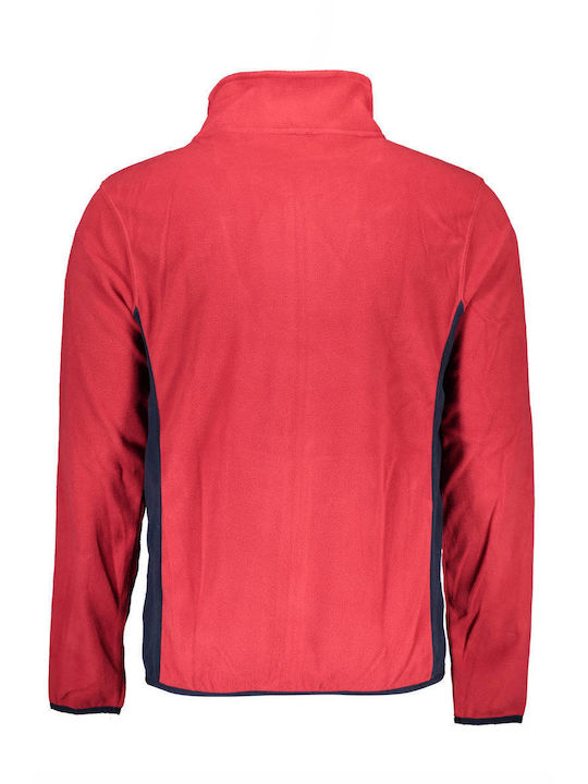 Squola Nautica Italiana Men's Sweatshirt Jacket RED 129441_ROSSO_BORDEAUX