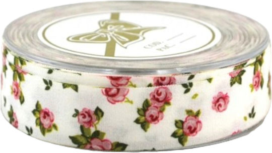 Kappa Decor material textil Panglică Floral Roz 25metri