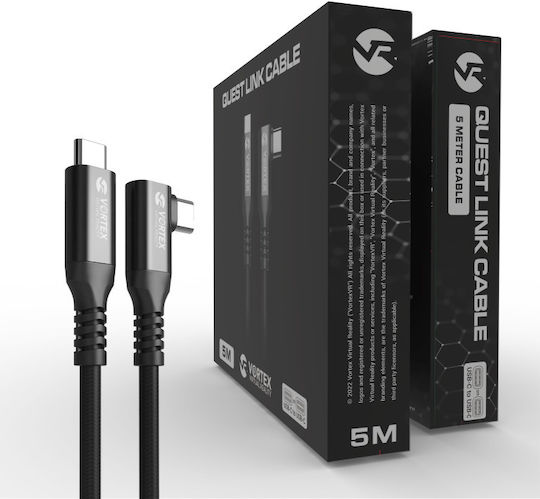 Meta Quest USB 3.2 Kabel USB Typ-C männlich Schwarz 5m