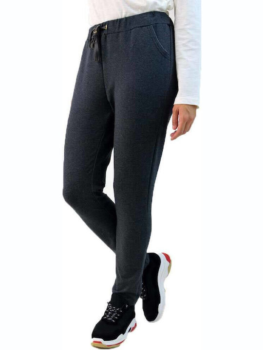 First Woman Women's Jogger Sweatpants Gray