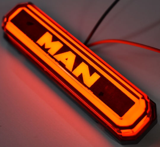 Nokta Φως Όγκου Φορτηγού 24V - Червено L0430MANR