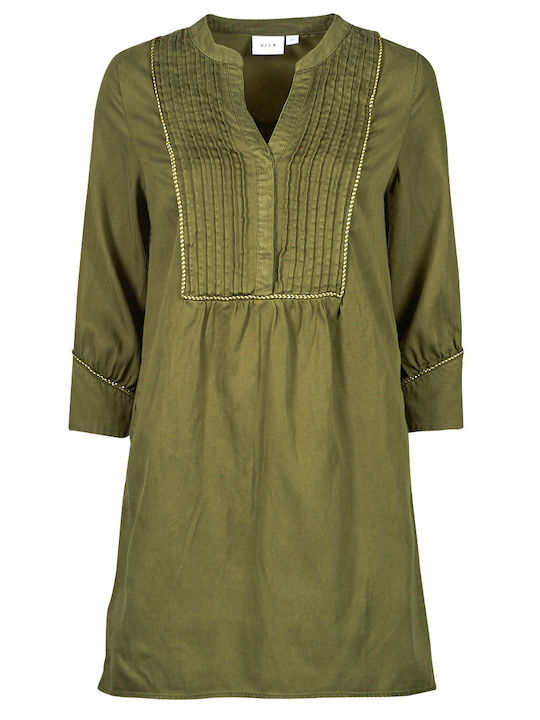 Mini Kleid Khaki