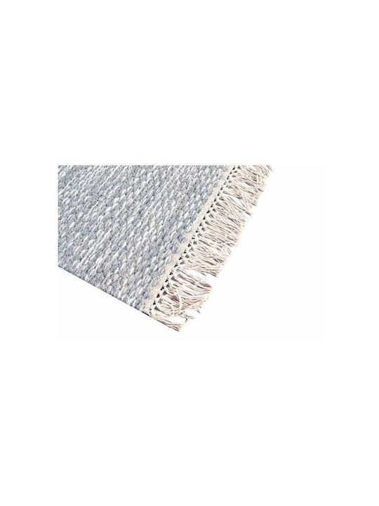 Polcarpet Wool Kilim 738 Modern Woolen Bedroom Rugs Set Ecru WOOLKILIM738GREYBEDSET 3pcs