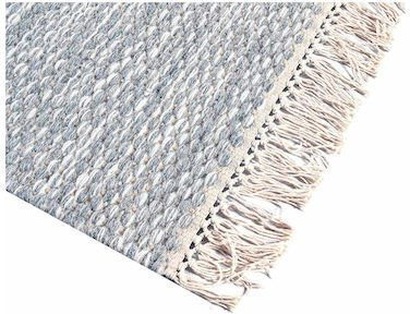 Polcarpet Wool Kilim 738 Σετ Μοντέρνα Χαλιά Κρεβατοκάμαρας Μάλλινα Εκρού WOOLKILIM738GREYBEDSET 3τμχ