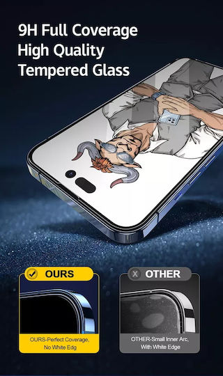 Zifriend 3D Full Face Tempered Glass (Redmi 12)