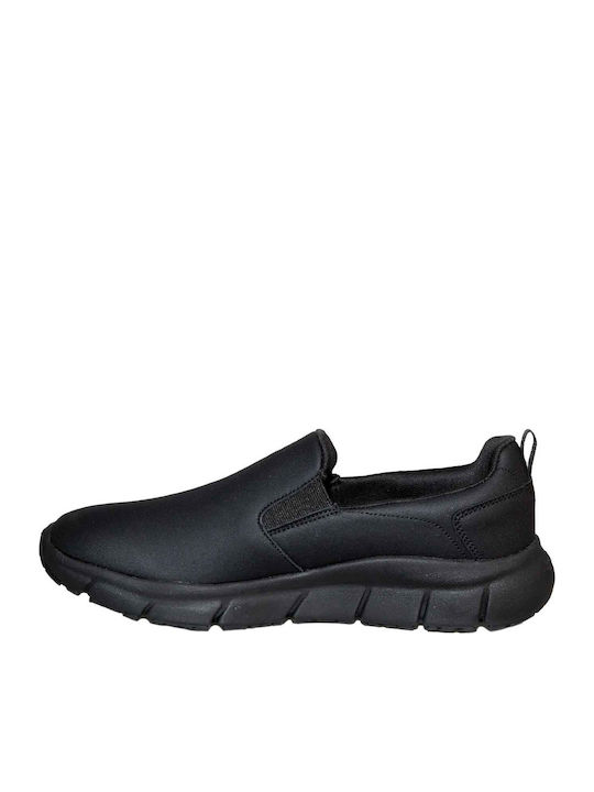 Herren Slip-Ons Schwarz