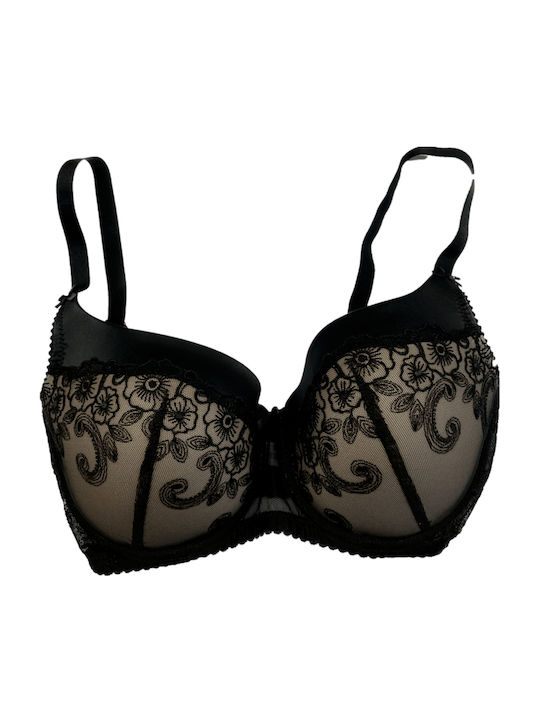 Miss Rosy Bra Underwire Black