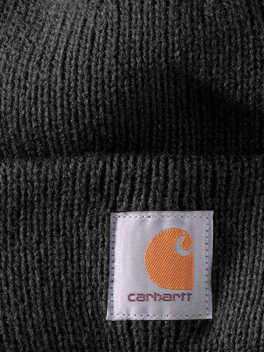 Beanie Beanie with Rib Knit in Black color