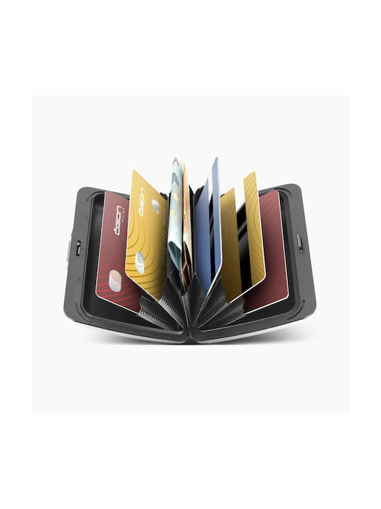 Ogon Designs Ανδρικό Πορτοφόλι Καρτών με RFID Ροζ