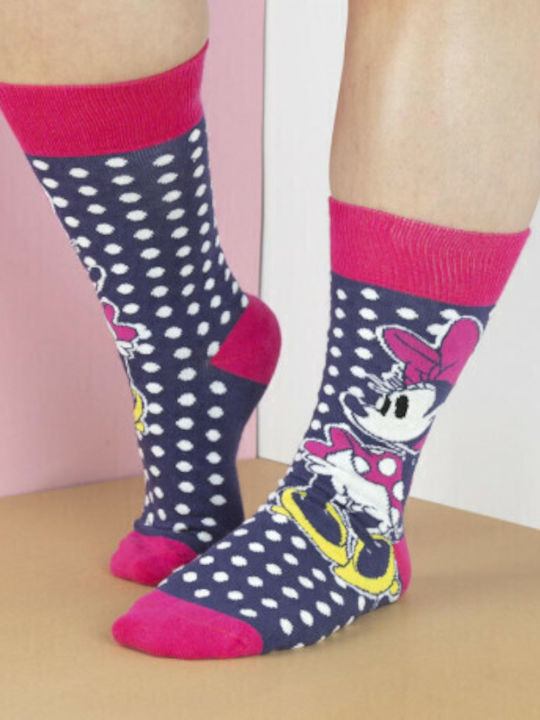 Cerda Παιδικές Κάλτσες Μακριές Disney Minnie Mouse Ροζ