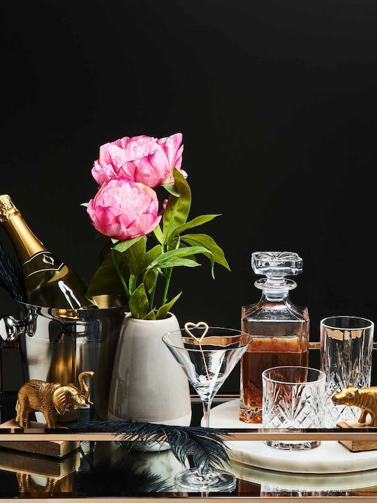 Butlers Crystal Club Kristall Karaffe zum Servieren Whiskey 18.8cm mit Verschluss Transparent 750ml 1Stück