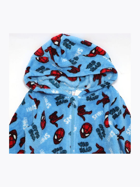 Marvel Kids Nightwear Onesie Winter Fleece Gray