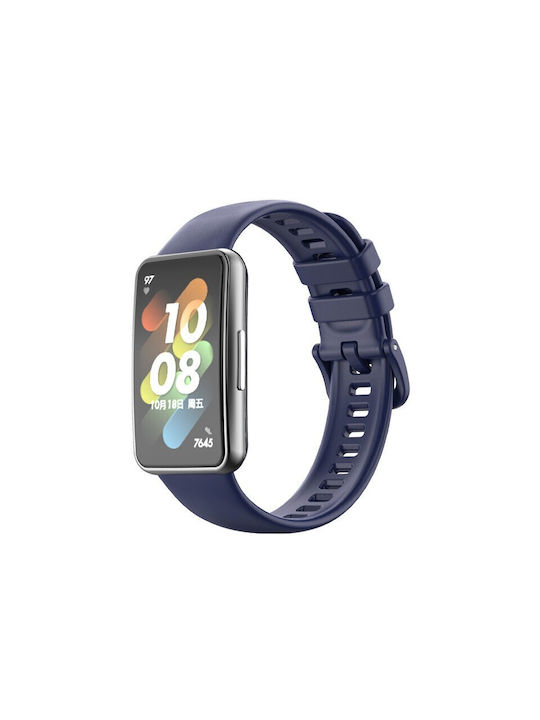 Huawei Λουράκι Σιλικόνης Navy Μπλε (Huawei Band 7)