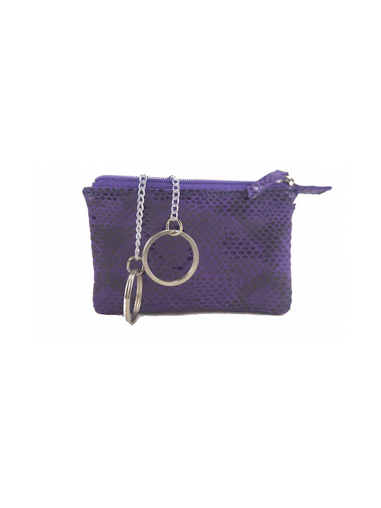 Mybag Key Holder Leather Purple