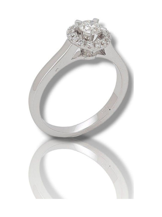 Mentzos Single Stone with Diamond