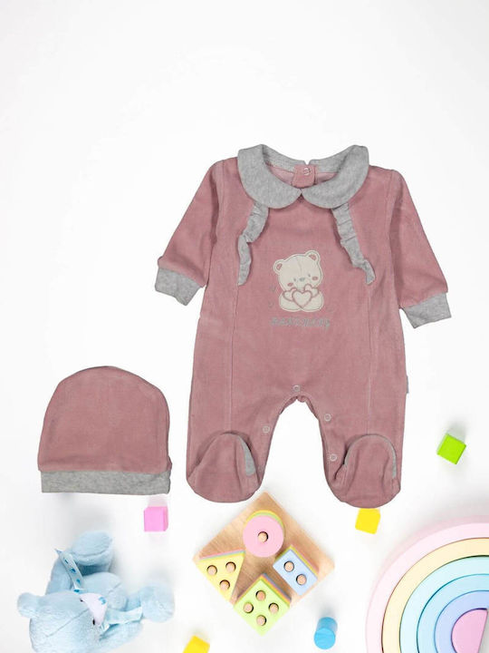 Annora Baby Подредба Суитшърти Розови