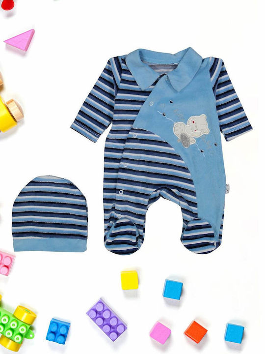 Annora Baby Baby Bodysuit Set Velvet Blue