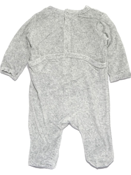 Disney Minnie Mouse Babystrampler Langärmliges Samt Gray