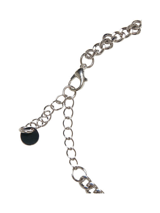 Urban Classics Small Saturn Silberne Kette Hand