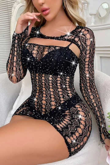 Dupu Sexy Dress Black