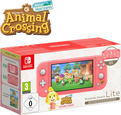 Nintendo Switch Lite 32GB Animal Crossing: New Horizons Isabelle Aloha Edition