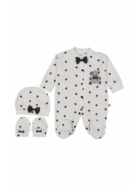 Annora Baby Baby Bodysuit Set White