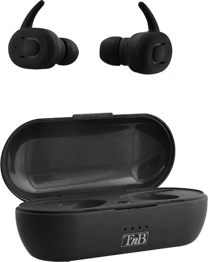 T'nB Dude In-ear Bluetooth Handsfree Earphones with Charging Case Black