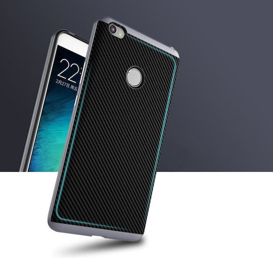 iPaky Hybrid Carbon Back Cover Silicone Gray (Xiaomi Mi Max - Xiaomi)