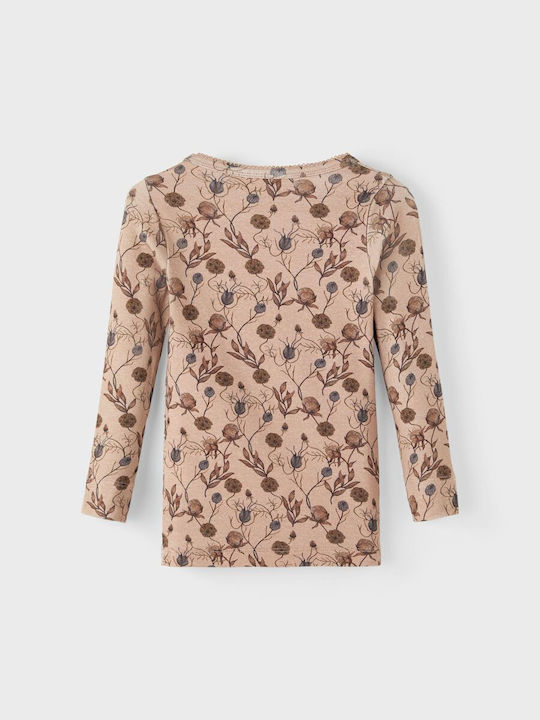 Lil' Atelier Kids Blouse Long Sleeve Coffee