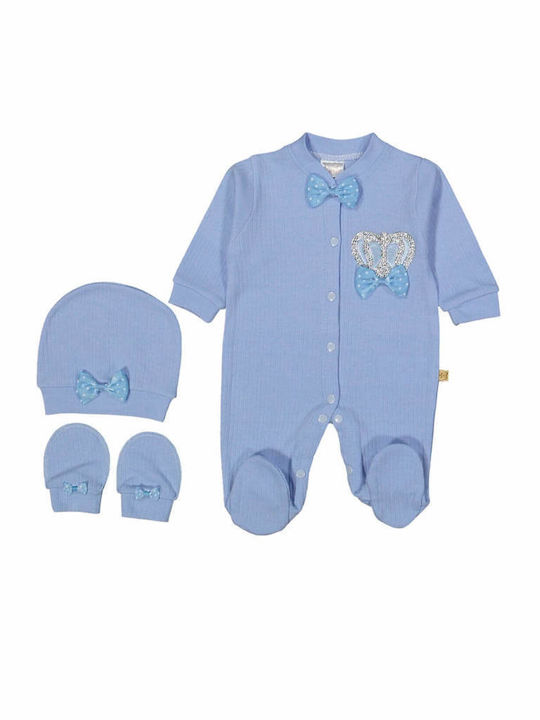 Annora Baby Set Body pentru Bebeluși Albastru deschis