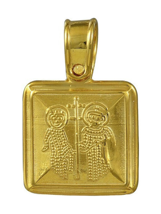 Anhänger Kinder Amulett Konstantinato aus Gold 9K 610Κ