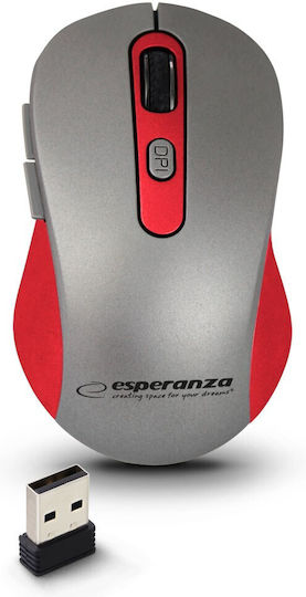 Esperanza EM131R Wireless Mouse Roșu