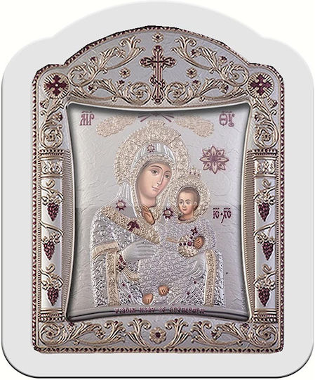 Slevori Икона Богородица с Младенеца Метална 28.7x36.5см