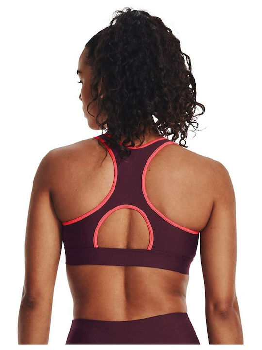 Under Armour Women's Bra without Padding Burgundy