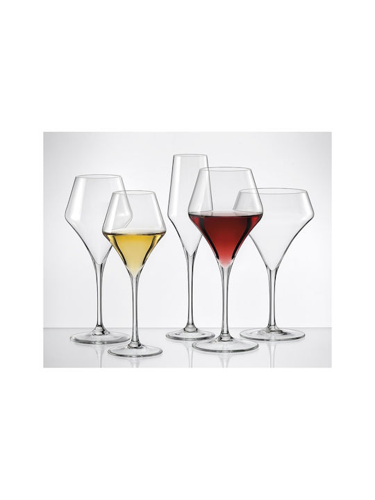 Rona Set of Glasses for White Wine made of Glass Stemmed 380ml 6pcs