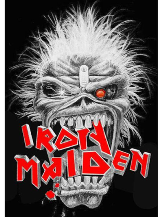 Takeposition Crush Μπλούζα με Στάμπα Iron Maiden Μαύρη