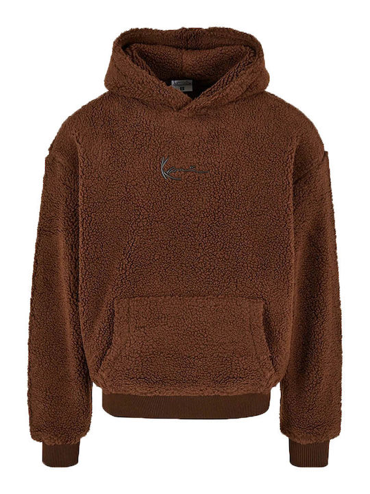 Karl Kani Signature Women's Hooded Sweatshirt Brown