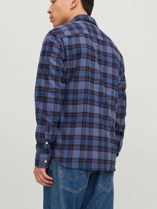 Jack & Jones Herrenhemd Langärmelig Geprüft '''.Vintage Indigo'''