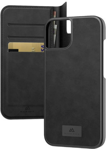 Black Rock Wallet Δερμάτινο 2mm Μαύρο (iPhone 14)