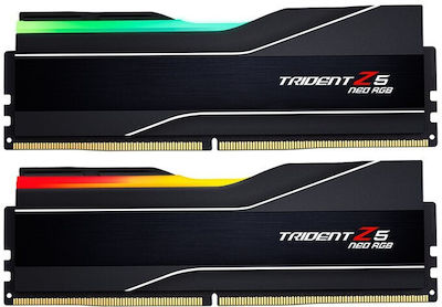 G.Skill Trident Z5 Neo RGB 32GB DDR5 RAM με 2 Modules (2x16GB) και Ταχύτητα 6400 για Desktop